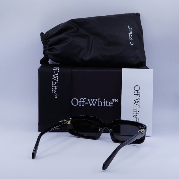 Off-White OERI13C RENTON 1007 Sunglasses Black Rectangle Frame - Picture 11 of 11